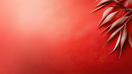 A rich, dark red background with soft gradient transitions, offering a bold yet subtle canvas for sophisticated designs.の素材