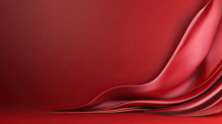 A matte dark red background with no reflections, ideal for creating a professional and elegant atmosphere.の素材