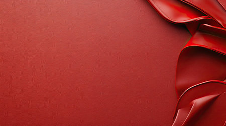 A dark red leather texture with fine details and a matte finish, offering a bold yet understated design element.の素材