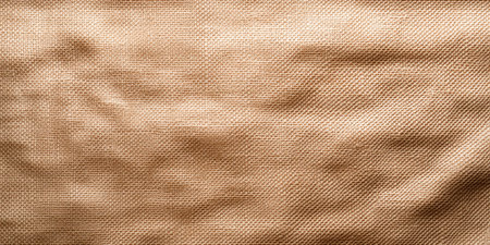 Rough fabric texture background with a rugged, worn surface, perfect for rustic or vintage design themes.の素材