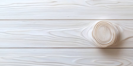 Whitewashed wood texture with intricate grain and visible knots, great for light, airy design themes.の素材