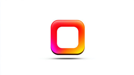 Rounded square phone icon with gradient color fill, free vector for UI and UX designの素材