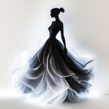 Woman Silhouette Dressの素材