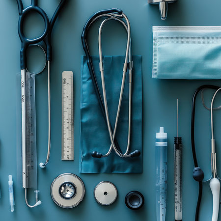 A close-up of medical equipment used in specialized careの素材