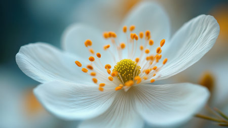 Close-up of a delicate flower in bloomの素材