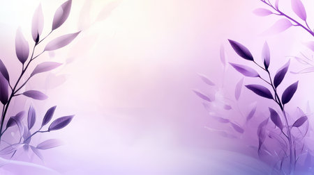 A subtle purple watercolor background with faint brushstrokes and a soft gradient effect, perfect for gentle designsの素材