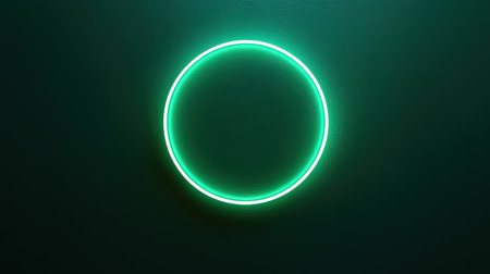 A glowing minus icon with a soft shadow on a vibrant green backgroundの素材