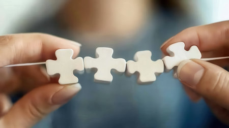 business concept with team close upの素材