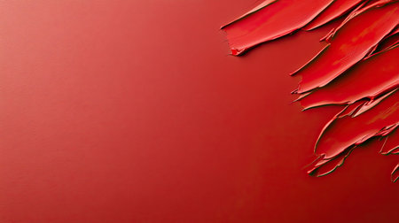 A rich, intense red background, suitable for dramatic or luxurious design projects that need a bold and passionate color.の素材