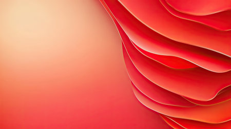A red gradient background featuring smooth transitions between vibrant shades of red, creating a visually appealing and professional look.の素材