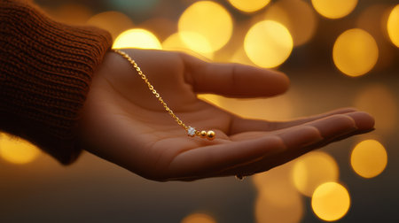 Retention-focused email campaign offering personalized discounts on gold jewelry to loyal customers.の素材