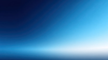 This serene blue gradient abstract background features a smooth transition of hues, ideal for modern digital designs and artistic projects. Perfect for conveying calmness and inspiration.の素材