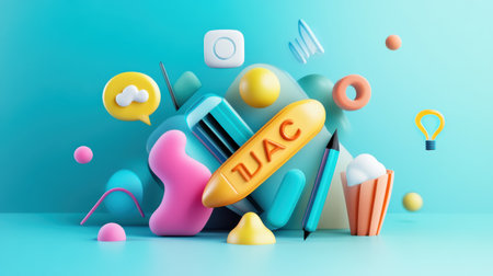 Social media post featuring Black Friday stickers with bold text, neon colors, and eye-catching shapes for online promotions.の素材