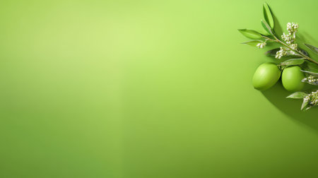A bright, solid green background with a crisp, clean appearance, ideal for fresh and energetic themes.の素材