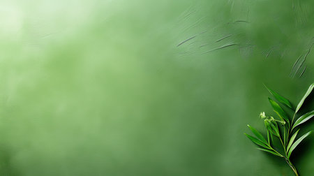 A rich green wallpaper with a soft, natural texture that evokes the peaceful calm of nature.の素材