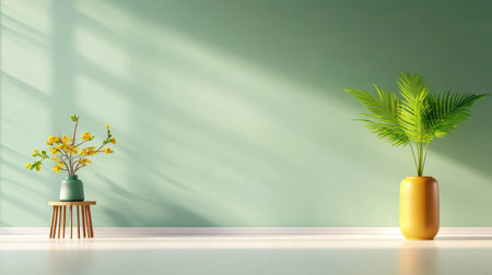 A smooth green wallpaper with a simple, clean texture, offering a fresh and minimalistic look.の素材