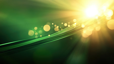 Abstract green blur with soft focus, providing a modern and stylish background perfect for overlay text or graphicsの素材