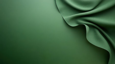 Deep emerald green wallpaper with a smooth surface, perfect for creating a luxurious yet natural look.の素材