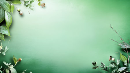 Elegant green vintage background with a distressed finish and classic patterns, providing a refined and timeless visual spaceの素材