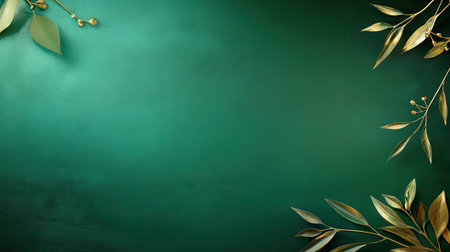 Elegant green vintage background with a distressed finish and classic patterns, providing a refined and timeless visual spaceの素材