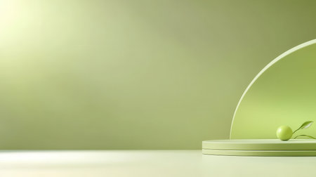 Green background with a minimalist design and smooth finish, creating a calm and modern backdrop for various creative projectsの素材