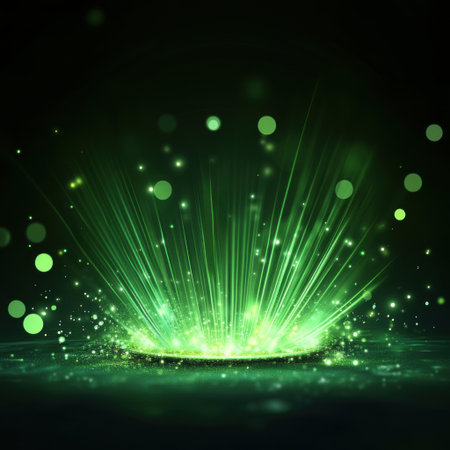 Green Glowing Backgroundの素材