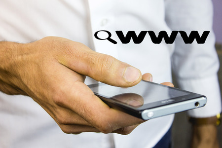 Search loupe magnifier WWW web icon
