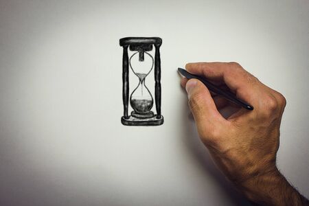 hourglass の写真素材