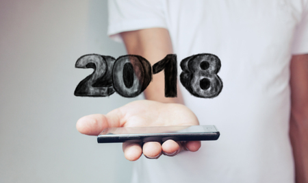 2018の写真素材