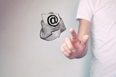 E-mailの写真素材