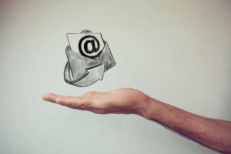 E-mailの写真素材