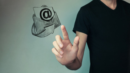E-mailの写真素材