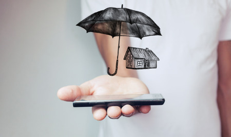 home protectionの写真素材
