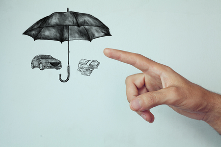 Insurance  Car Protection Conceptの写真素材