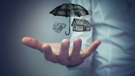 home money protectionの写真素材