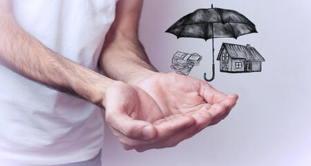 home money protectionの写真素材