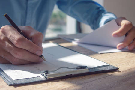 business concept documents on the desktop