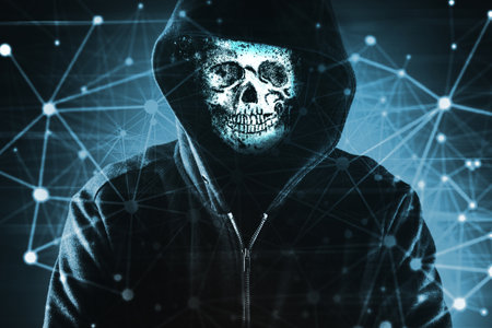 digital security concept. cyber attacksの写真素材