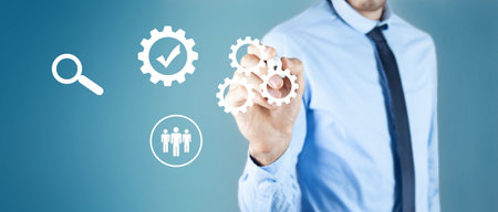 Automation Software Technology Technology System Business Conceptの写真素材
