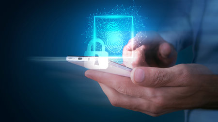 Data protection and cyber security concept