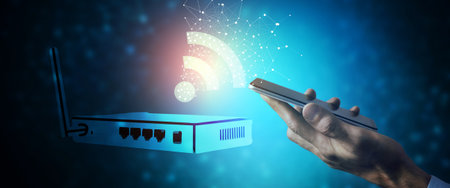Wireless internet router fast wifi transfer