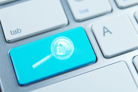 Data protection and cyber security conceptの写真素材