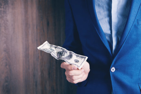 eating us dollar - concept of business successの写真素材