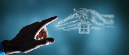 smart home protection and securityの写真素材