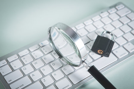 search for opening computer protectionの写真素材