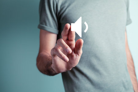 listen to audiobook improved knowledgeの写真素材