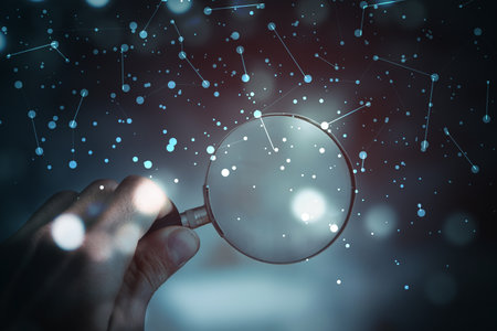 Search and detect magnifying glass