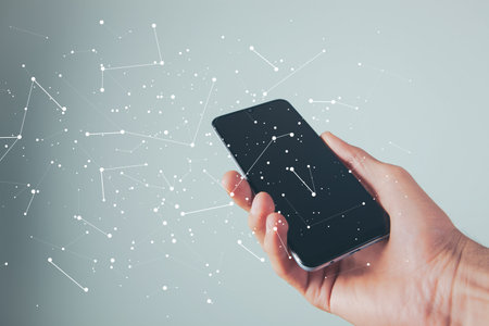 Global network connection concept, abstract concept