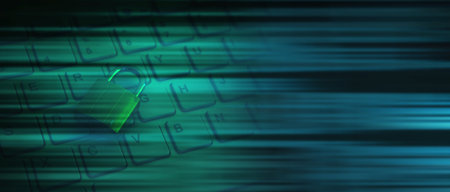 Internet and computer security concept.