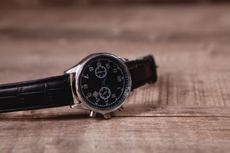 Elegant wrist watch close upの写真素材